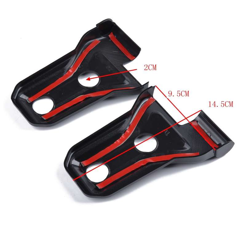 8 PCS Automotive ABS Side Door Hinge Protector Cover Trim for Jeep Wrangler JL 4 Door 2018-2019(Blac