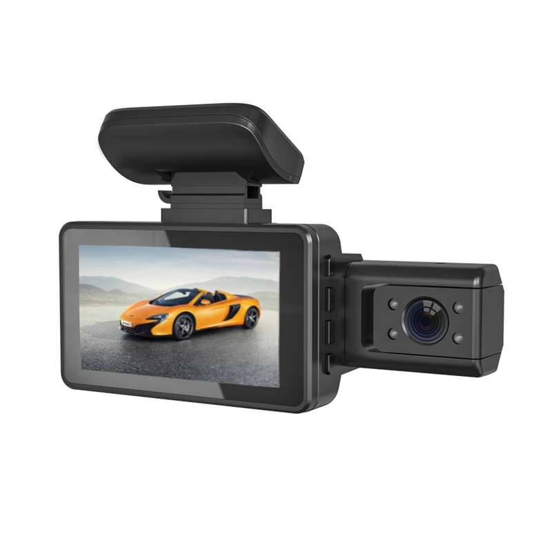 F9 Car Front and Inner Dual Camera HD Infrared Night Vision Car Driving Recorder