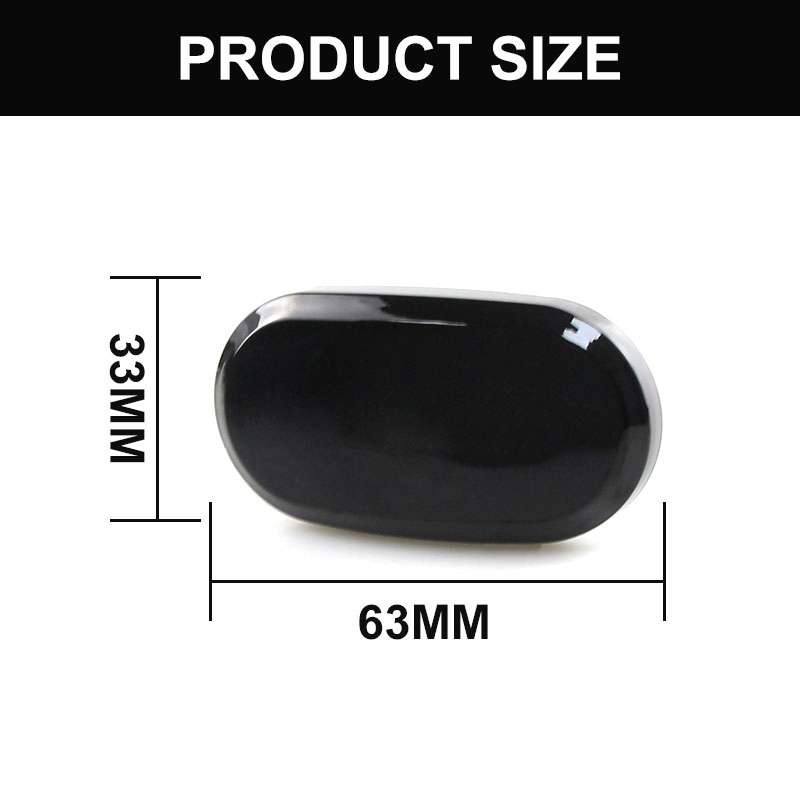 2pcs For Suzuki Jimny JB64W 2018/07- Car Dynamic LED Fender Side Light (Transparent)