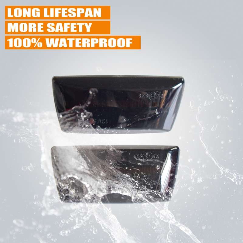 2pcs For Chevrolet Cruze 2009-2014 Car Dynamic LED Fender Side Light 1713423(Transparent)