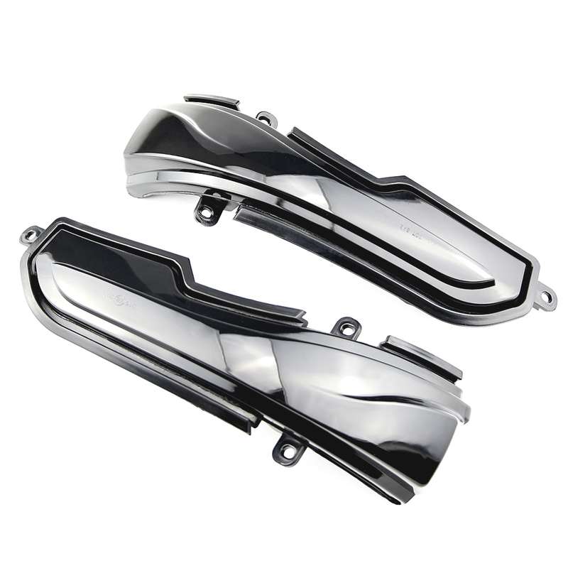 1 Pair For Infiniti Q30 2016-2019 Car Dynamic LED Turn Signal Light Rearview Mirror Flasher Water Bl