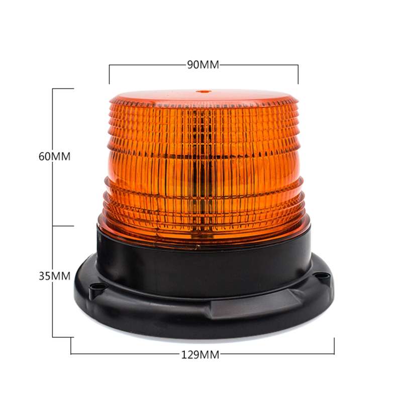 School Bus Engineering Vehicle Safety Warning Light Rear-end Collision Yellow Signal Lamp (Blue Ligh