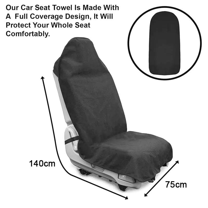 Car Universal Waterproof Anti-skid Seat Cover (Black)