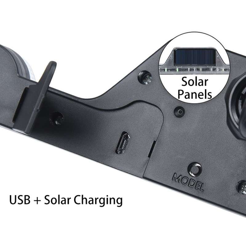 Car Triangular Light Warning Sign Solar Charging Strobe Emergency Ranger Light (Colorful Light)