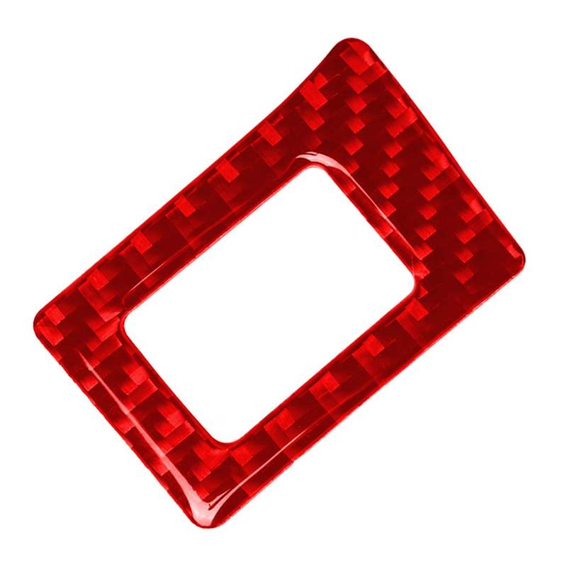 Car Carbon Fiber Double Flash Light Decorative Sticker for Honda Tenth Generation Civic 2016-2019, R
