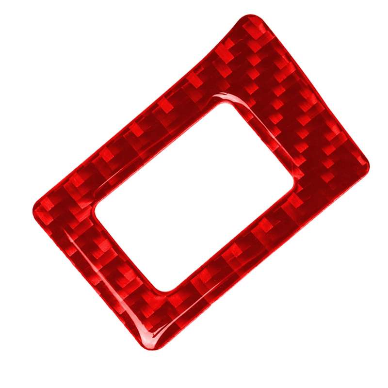 Car Carbon Fiber Double Flash Light Decorative Sticker for Honda Tenth Generation Civic 2016-2019, L