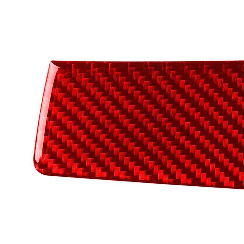 Car Carbon Fiber Central Control Left Decorative Sticker for Honda Tenth Generation Civic 2016-2019,