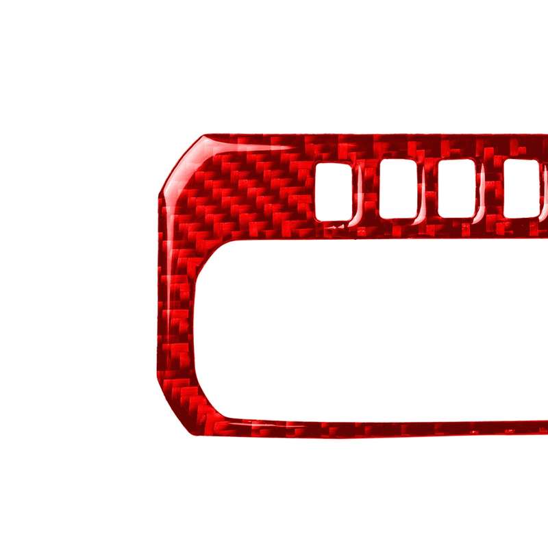 Car Carbon Fiber Gear Button Frame Decorative Sticker for Honda Tenth Generation Civic 2016-2019, Le