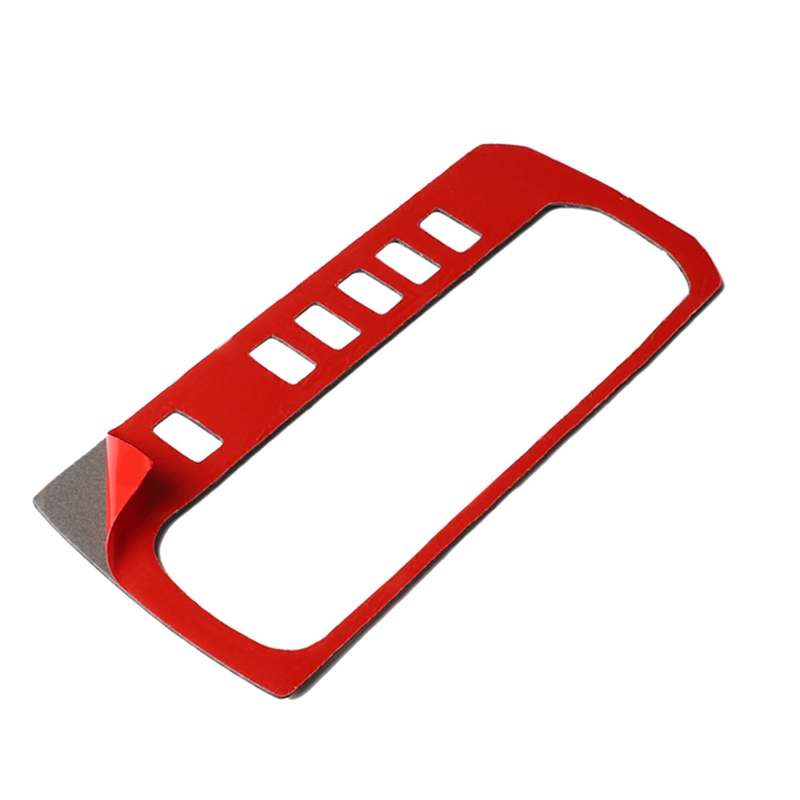 Car Carbon Fiber Gear Button Frame Decorative Sticker for Honda Tenth Generation Civic 2016-2019, Le
