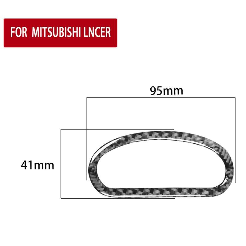 Car Carbon Fiber Skylight Handle Decorative Sticker for Mitsubishi Lancer EVO (GTS) 2008-2016, Left