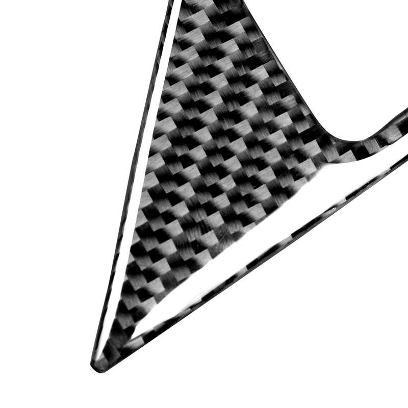 2 PCS Car Carbon Fiber Left and Right Speakers Decorative Sticker for Mitsubishi Lancer EVO (Only DE