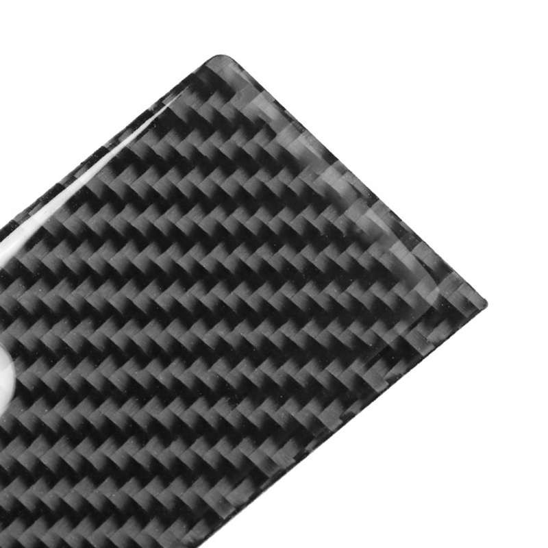 3 PCS Car Carbon Fiber Storage Box Decorative Sticker for Mitsubishi Lancer EVO (Only GT / GTS) 2010