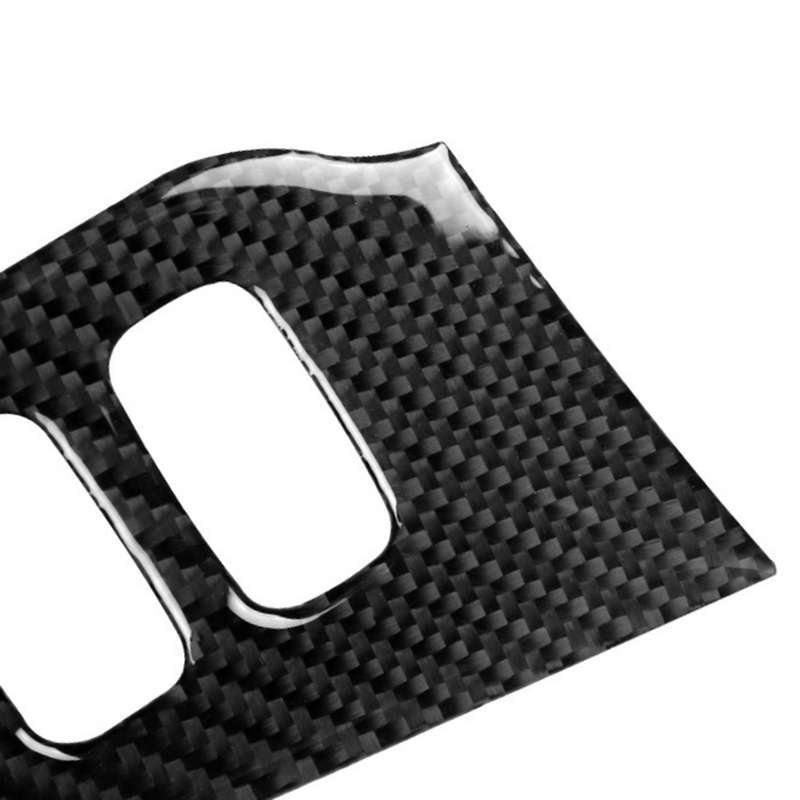 Car Carbon Fiber Dimming Control Panel Decorative Sticker for Mitsubishi Lancer EVO 2008-2015, Left
