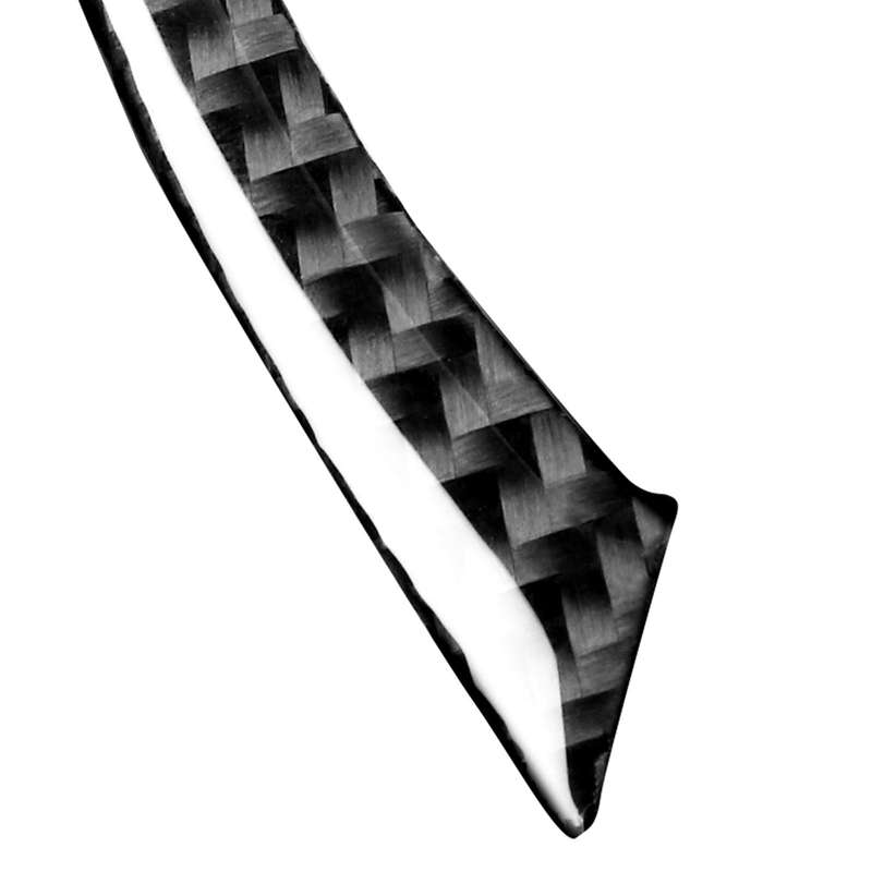 4 PCS Car Carbon Fiber Speedometer Decorative Sticker for Mitsubishi Lancer EVO 2008-2015, Left and