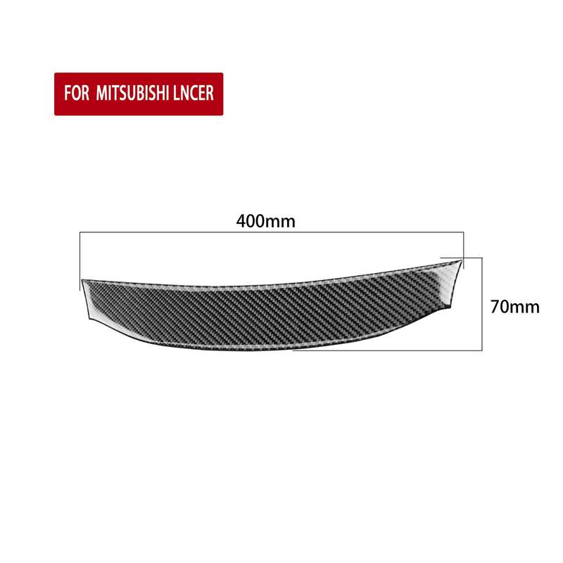 3 PCS Car Carbon Fiber Navigation System Set Decorative Sticker for Mitsubishi Lancer EVO 2008-2015,