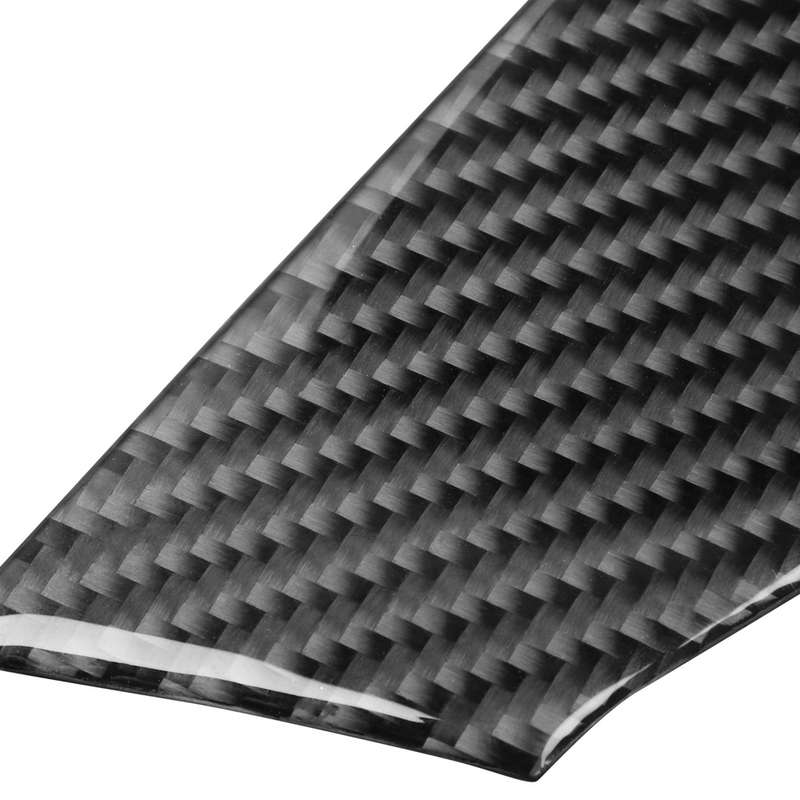 Car Carbon Fiber Navigation System Cover Decorative Sticker for Mitsubishi Lancer EVO 2008-2015, Lef