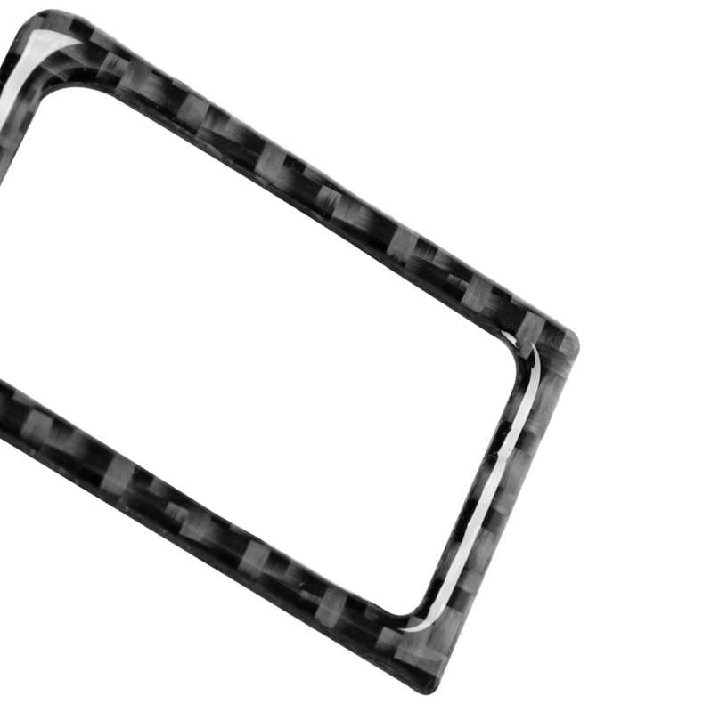 2 PCS Car Carbon Fiber Left and Right Door Lock Decorative Sticker for Nissan GTR R35 2008-2020, Lef