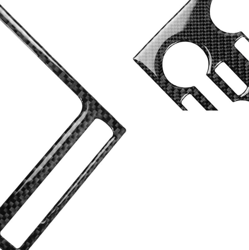 2 PCS Car Carbon Fiber Navigation Instrument Decorative Sticker for Nissan GTR R35 2008-2016, Left D