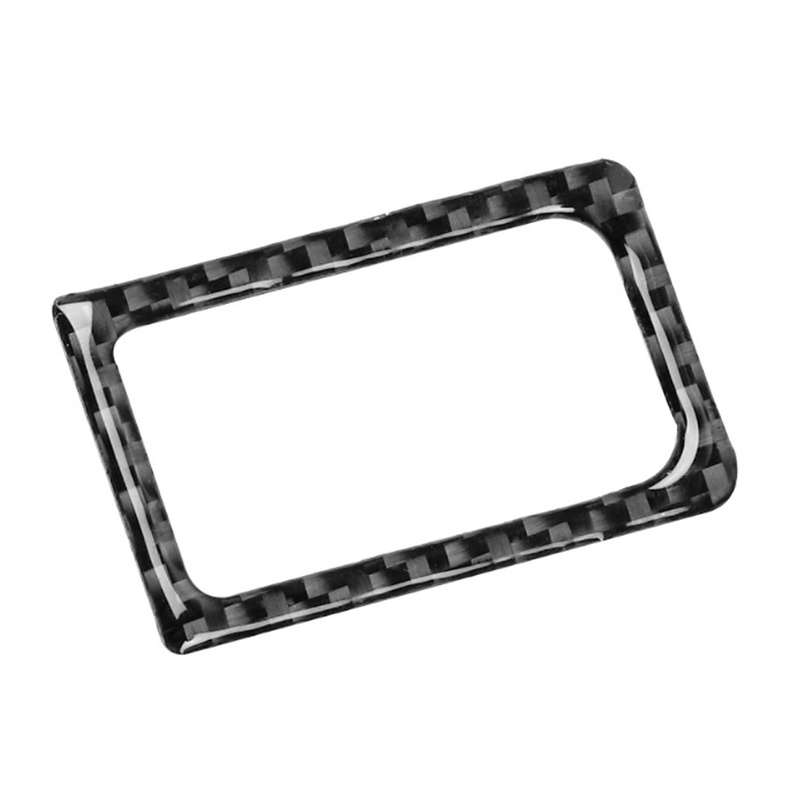 6 PCS Car Carbon Fiber Window Lift Button Door Lock Decorative Sticker for Nissan GTR R35 2008-2016,
