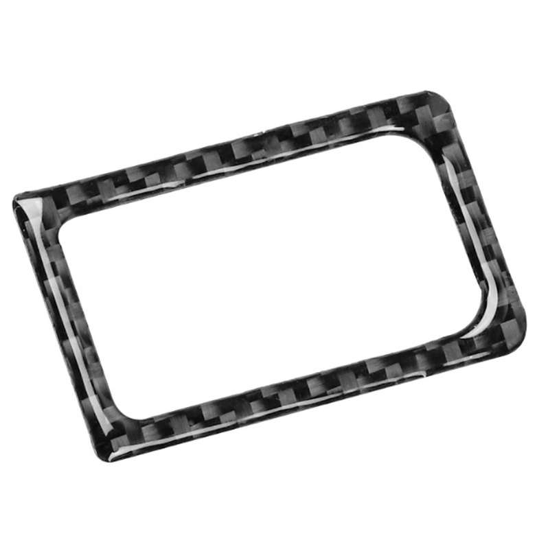 6 PCS Car Carbon Fiber Window Lift Button Door Lock Decorative Sticker for Nissan GTR R35 2008-2016,