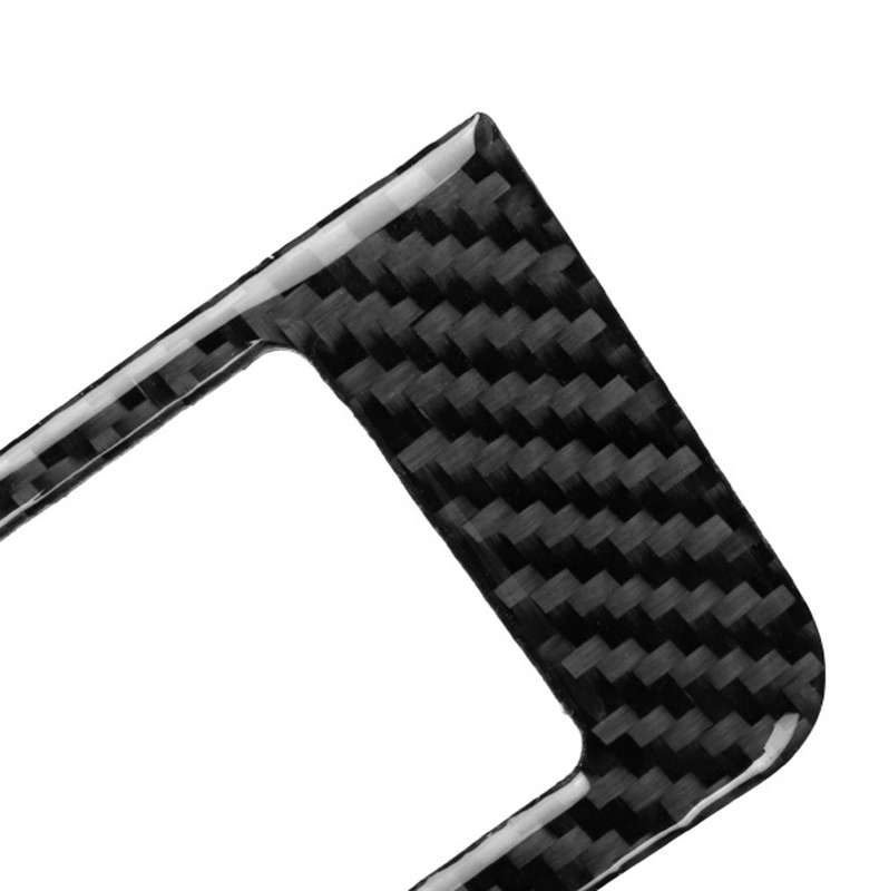 4 PCS Car Carbon Fiber Window Lift Button Panel Decorative Sticker for Nissan GTR R35 2008-2016, Lef
