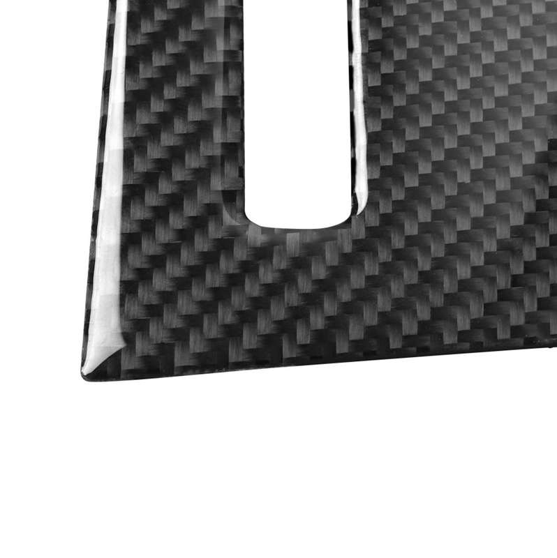Car Carbon Fiber CD Player Console B Type Decorative Sticker for Nissan GTR R35 2008-2016, Left Driv