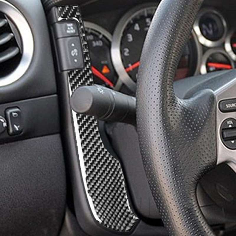 2 PCS Car Carbon Fiber Speedometer Decorative Sticker for Nissan GTR R35 2008-2016, Left and Right D