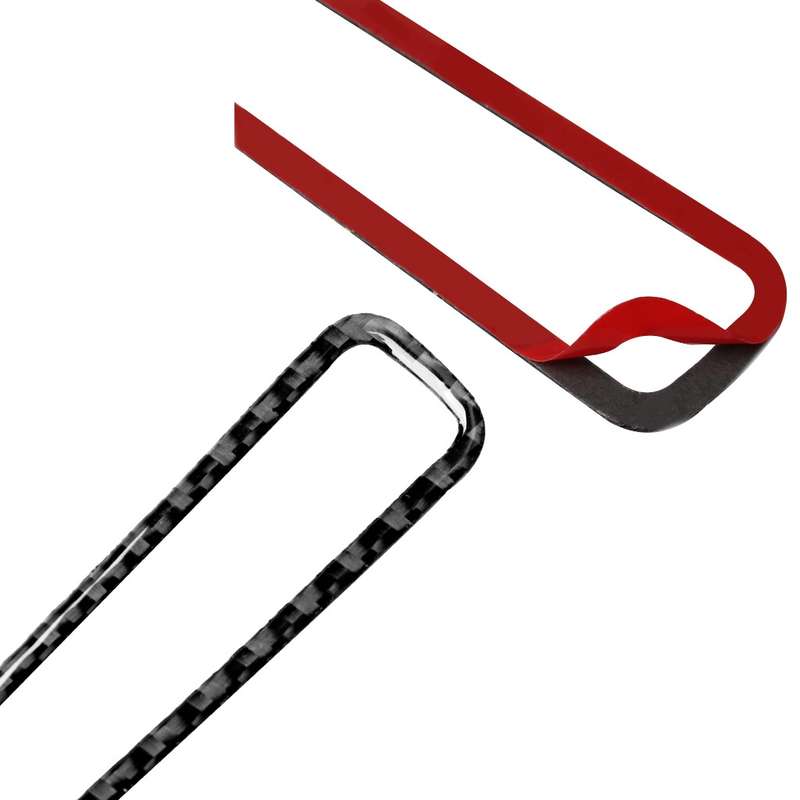 2 PCS Car Carbon Fiber Defogging of Window Air Outlet Decorative Sticker for Nissan GTR R35 2008-202