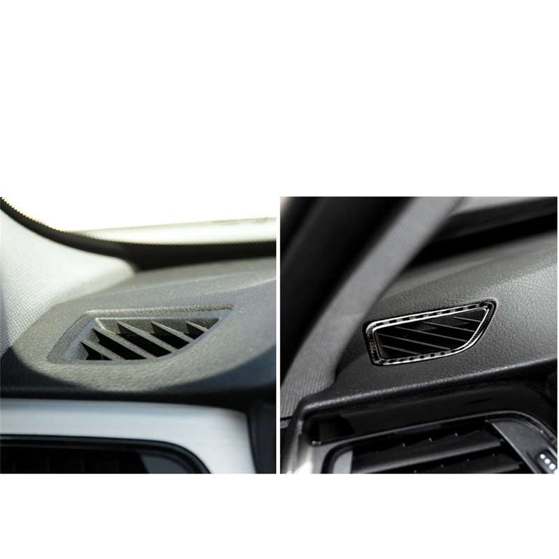 Carbon Fiber Car Instrument Air Outlet Decorative Sticker for BMW (F30) 2013-2018 / (F34) 2013-2017,