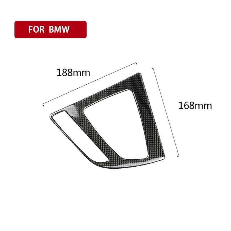 Carbon Fiber Car Gear Panel Decorative Sticker for BMW (F30) 2013-2017 / (F34) 2013-2017, Sutible fo