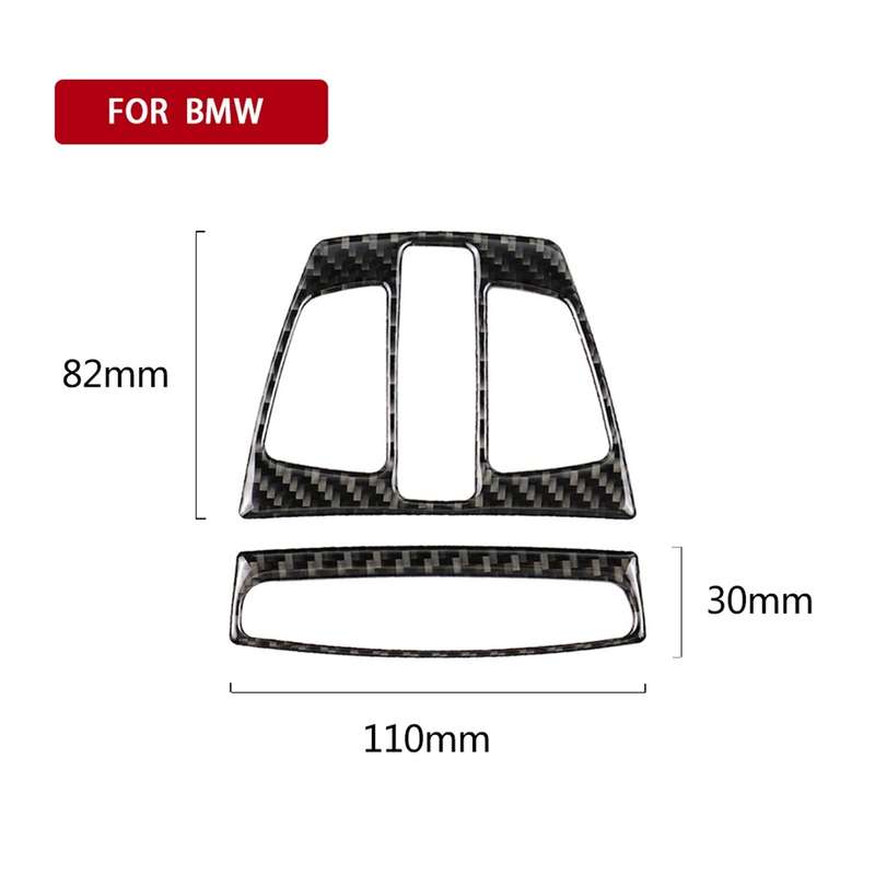 Carbon Fiber Car Reading Light Panel Decorative Sticker for BMW F20 2012-2017 / F30 / F34 / F32 2013