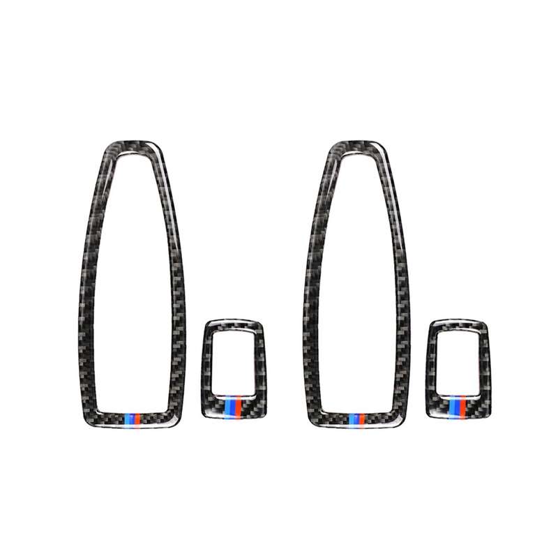 Three Color Carbon Fiber Car Lifting Panel Decorative Sticker for BMW F20 / F21 2012-2016 / F30 2013