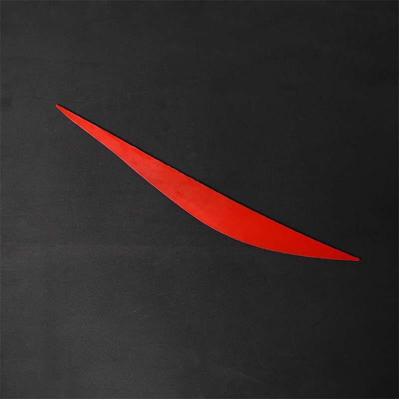 1 Pairs Three Color Carbon Fiber Car Lamp Eyebrow Decorative Sticker for BMW F30 2013-2015