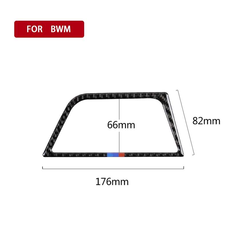 Three Color Carbon Fiber Car Copilot Air Outlet Decorative Sticker for BMW (F30) 2013-2015 / (F34) 2