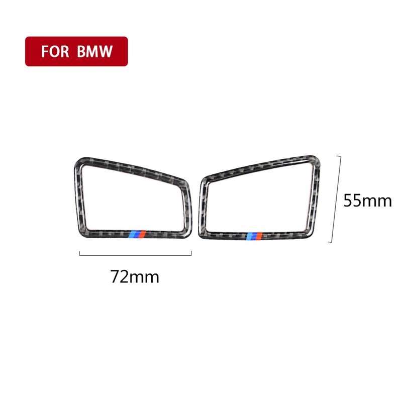 Three Color Carbon Fiber Car Right Driving Instrument Air Outlet Decorative Sticker for BMW E90 2005