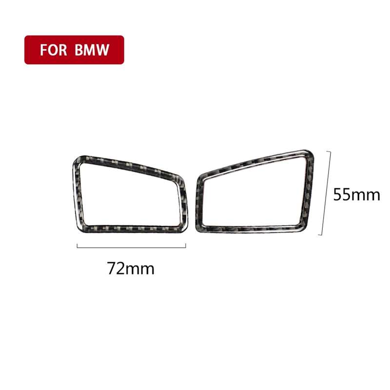 Three Color Carbon Fiber Car Right Driving Instrument Air Outlet Decorative Sticker for BMW E90 2005