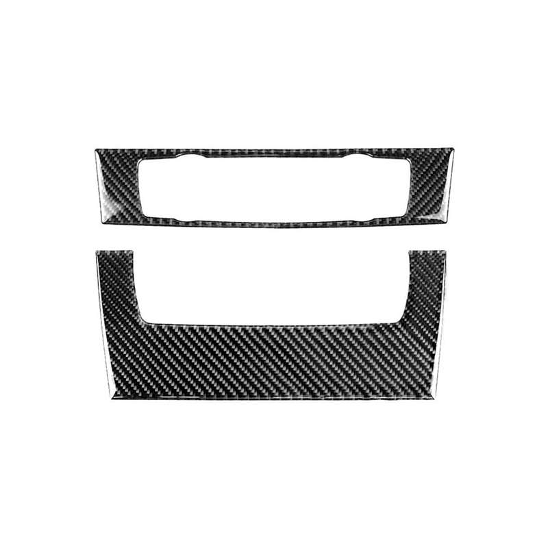 Carbon Fiber Car Central Control CD Panel Decorative Sticker for BMW E90 / E92 2005-2012, High Editi
