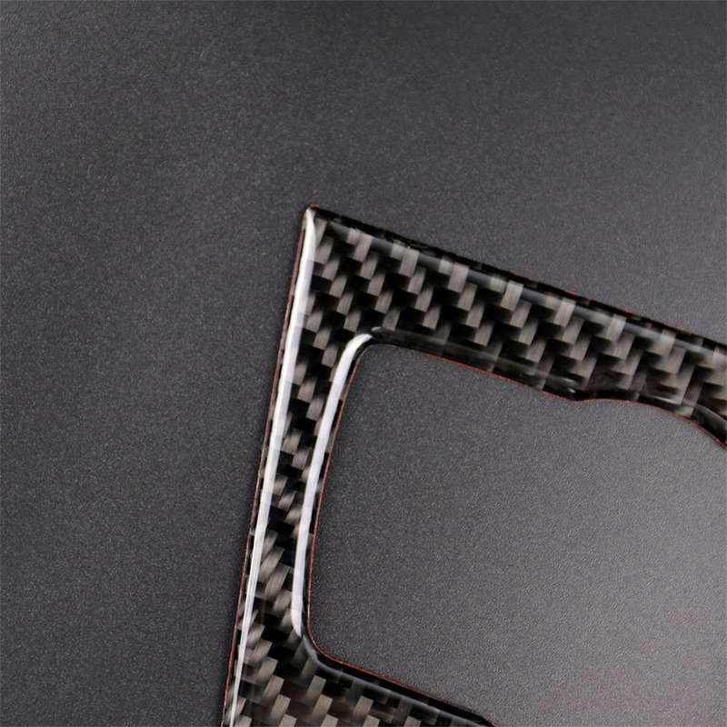 Carbon Fiber Car Central Control CD Panel Decorative Sticker for BMW E90 / E92 2005-2012, Non Naviga