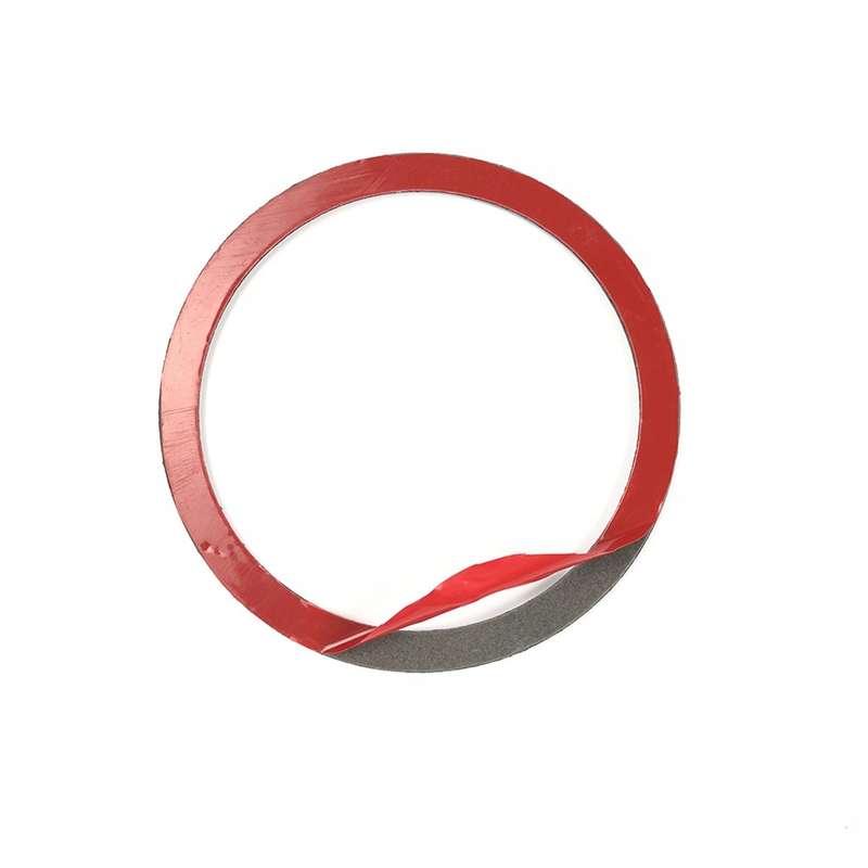4 PCS Three Color Carbon Fiber Car Horn Ring Decorative Sticker for BMW F30 2013-2018 / F34 2013-201