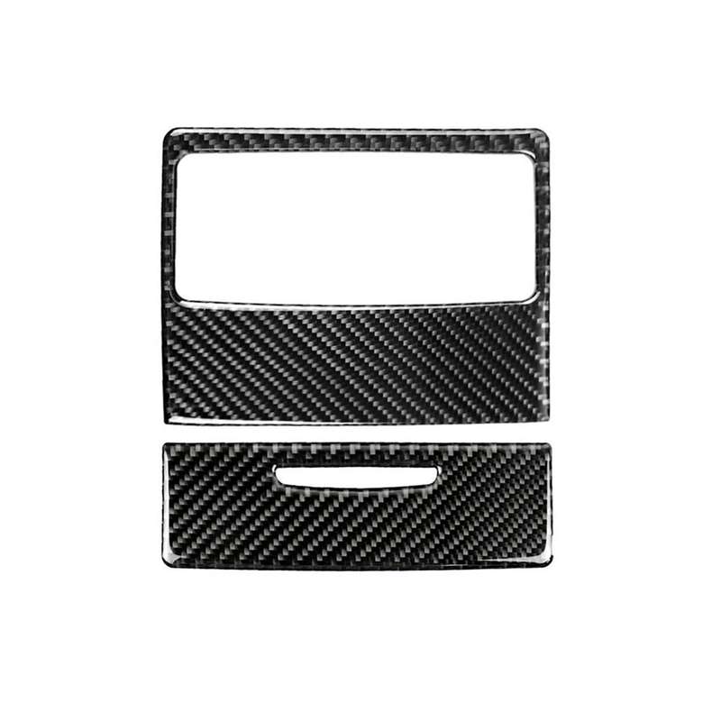 Carbon Fiber Car Rear Air Vent Combination Decorative Sticker with Hole for BMW E90 / E92 2005-2012