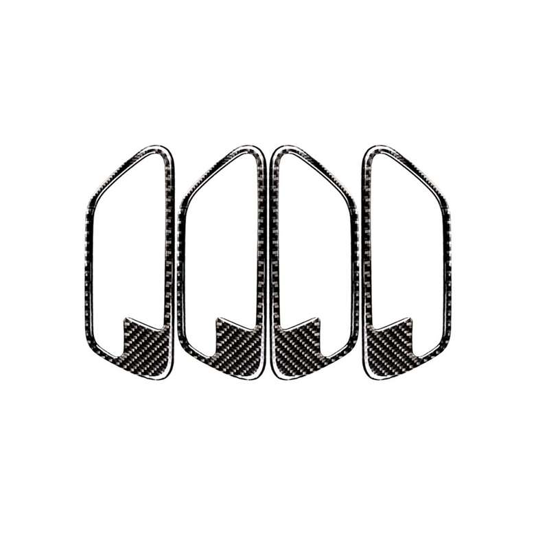 Three Color Carbon Fiber Car Door Bowl Decorative Sticker for BMW F30 2013-2018 / F34 2013-2017