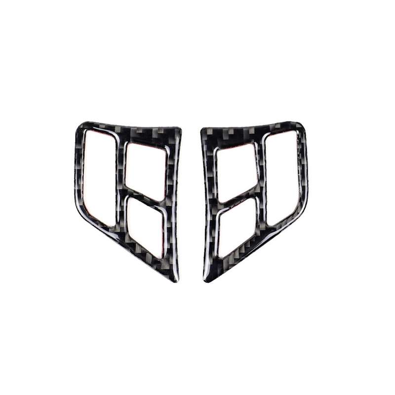 Three Color Carbon Fiber Car Steering Wheel Key Frame Decorative Sticker for BMW E90 2005-2012
