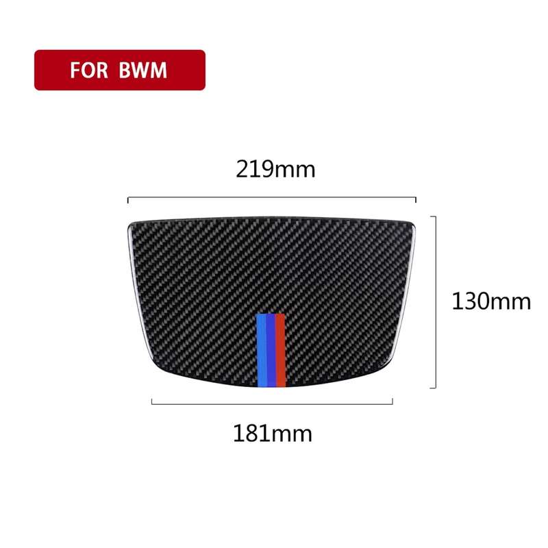 Three Color Carbon Fiber Car Instrument Speaker Panel Decorative Sticker for BMW F30 2013-2018 / F34