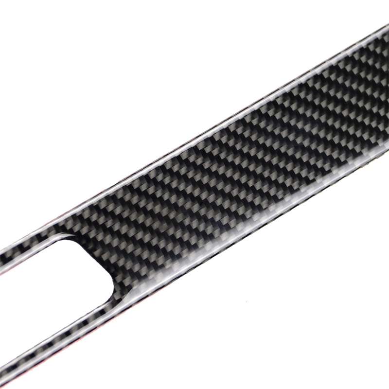 Three Color Carbon Fiber Car Right Driving Middle Control Decorative Sticker for BMW E90 / E92 / E93
