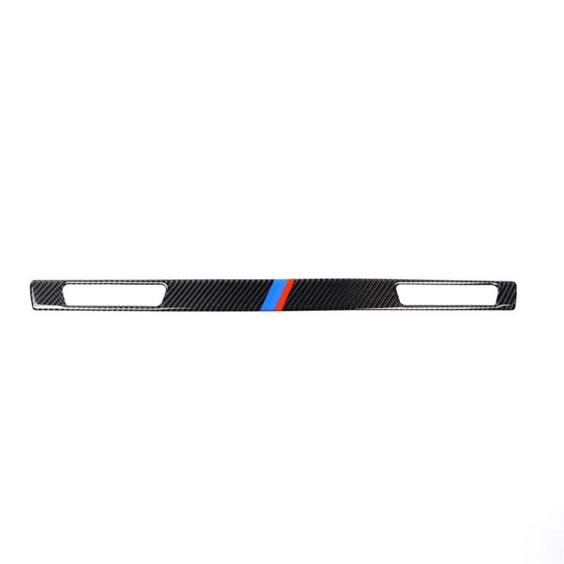 Three Color Carbon Fiber Car Left Driving Middle Control Decorative Sticker for BMW E90 / E92 / E93