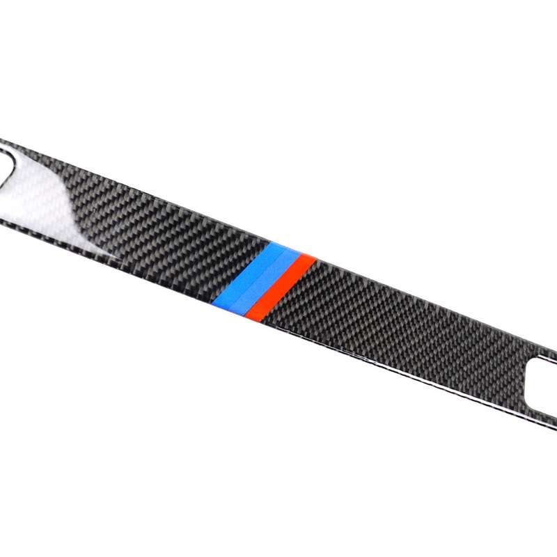 Three Color Carbon Fiber Car Left Driving Middle Control Decorative Sticker for BMW E90 / E92 / E93