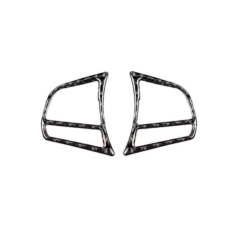 Three Color Carbon Fiber Car Steering Wheel Key Frame Decorative Sticker for BMW F20 2012-2018 / F21