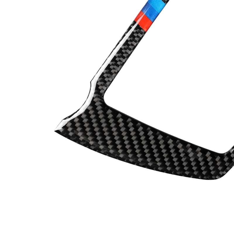 Three Color Carbon Fiber Car Reading Lamp Panel Decorative Sticker for BMW 5 Series F10 2011-2017 /