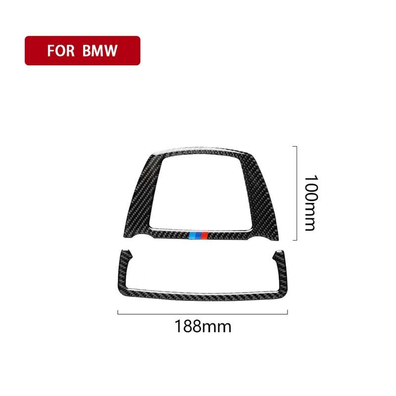 Three Color Carbon Fiber Car Reading Lamp Panel Decorative Sticker for BMW 5 Series F10 2011-2017 /