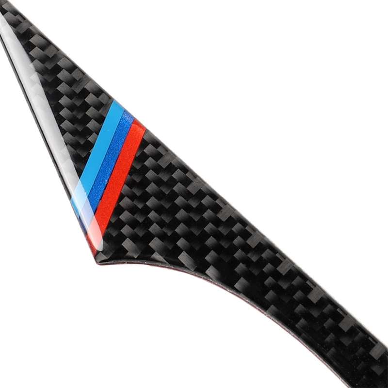 Three Color B Carbon Fiber Car Rearview Mirror Bumper Strip Decorative Sticker for BMW 5 Series E60